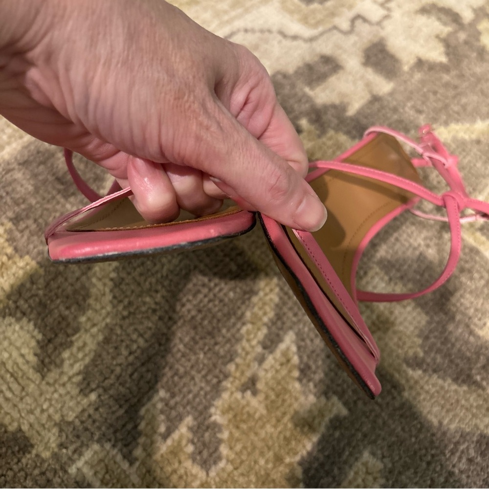 ATP Atelier All Tomorrow's Parties Lapedona Strappy Pink Sandals Heels 40 9 $425 - Picture 8 of 8